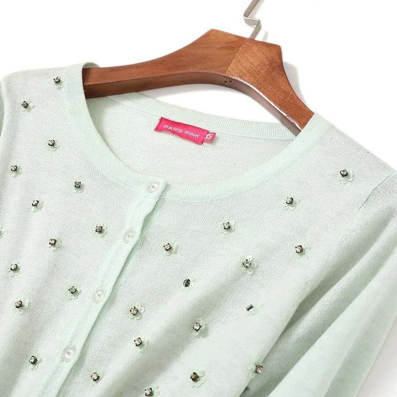 embellished cardigan sweater women's-5