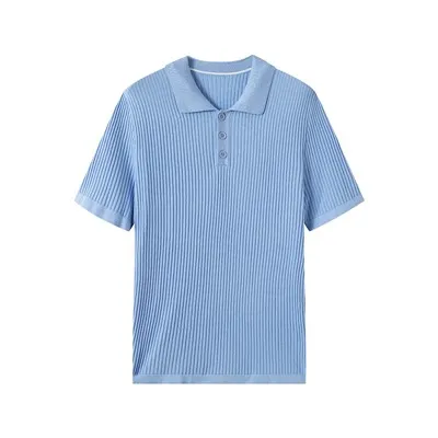 Erkaklar chiziqli polo ko'ylagi
