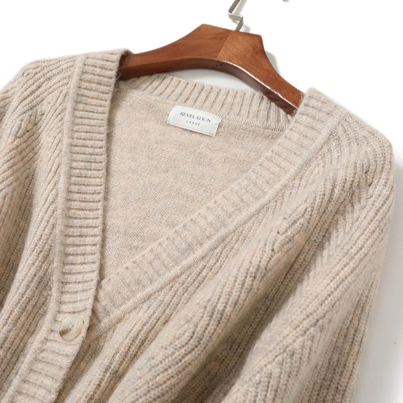 Women's Cropped Knit Cardigan-2