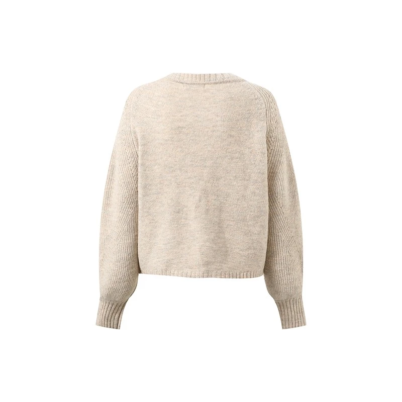 Women's Cropped Knit Cardigan-1